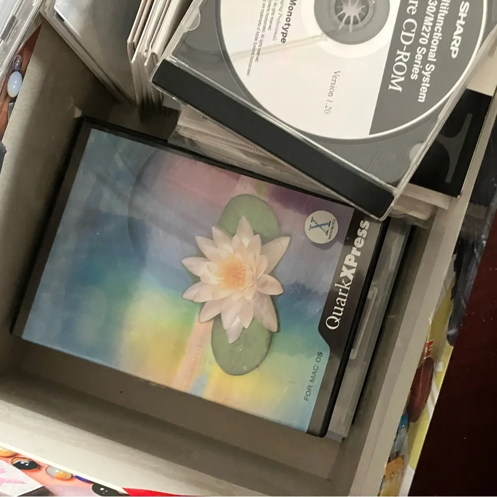 Box of all kinds of Business CDs